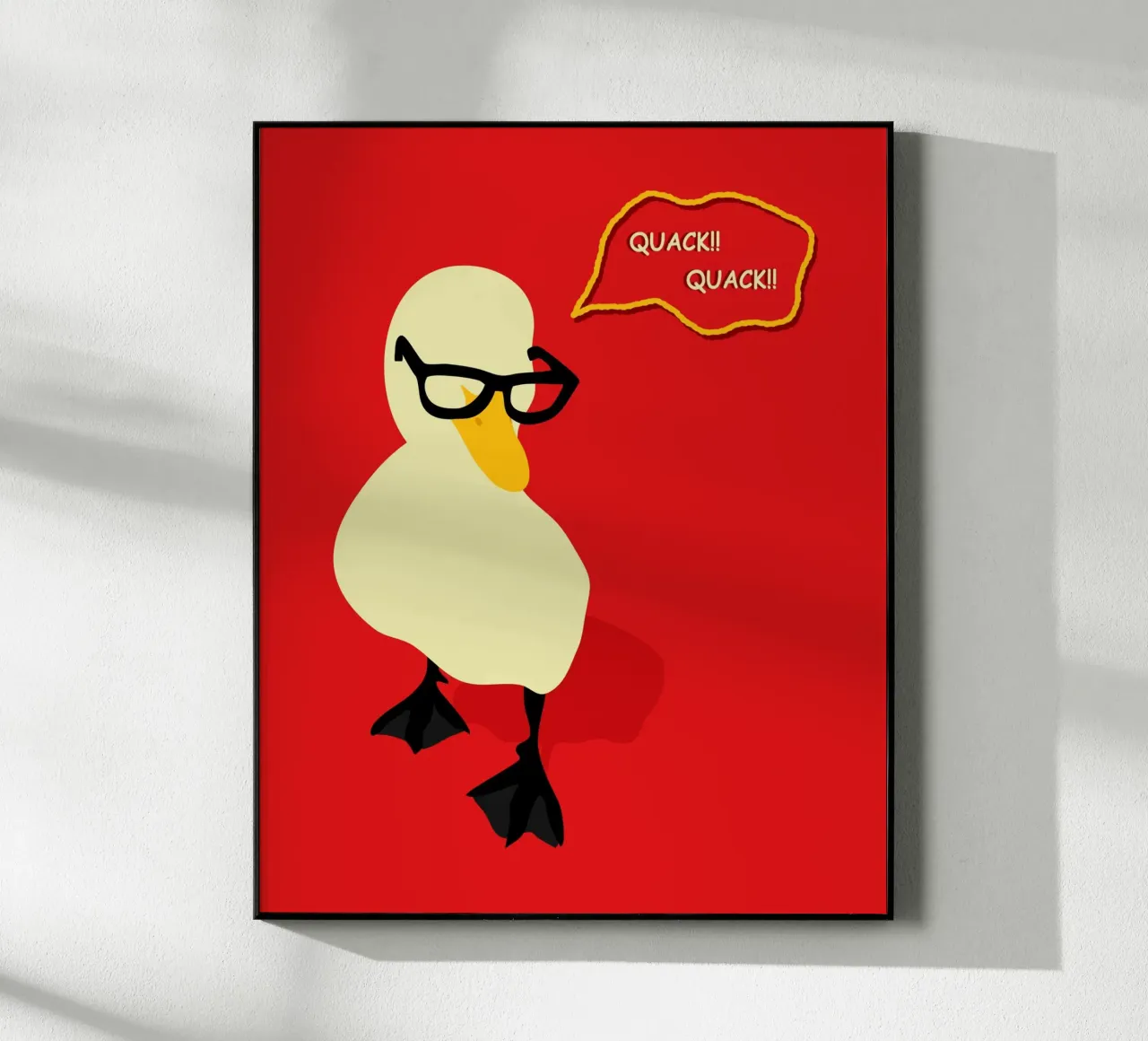 Dapper Duck acryl van Kintsugi99