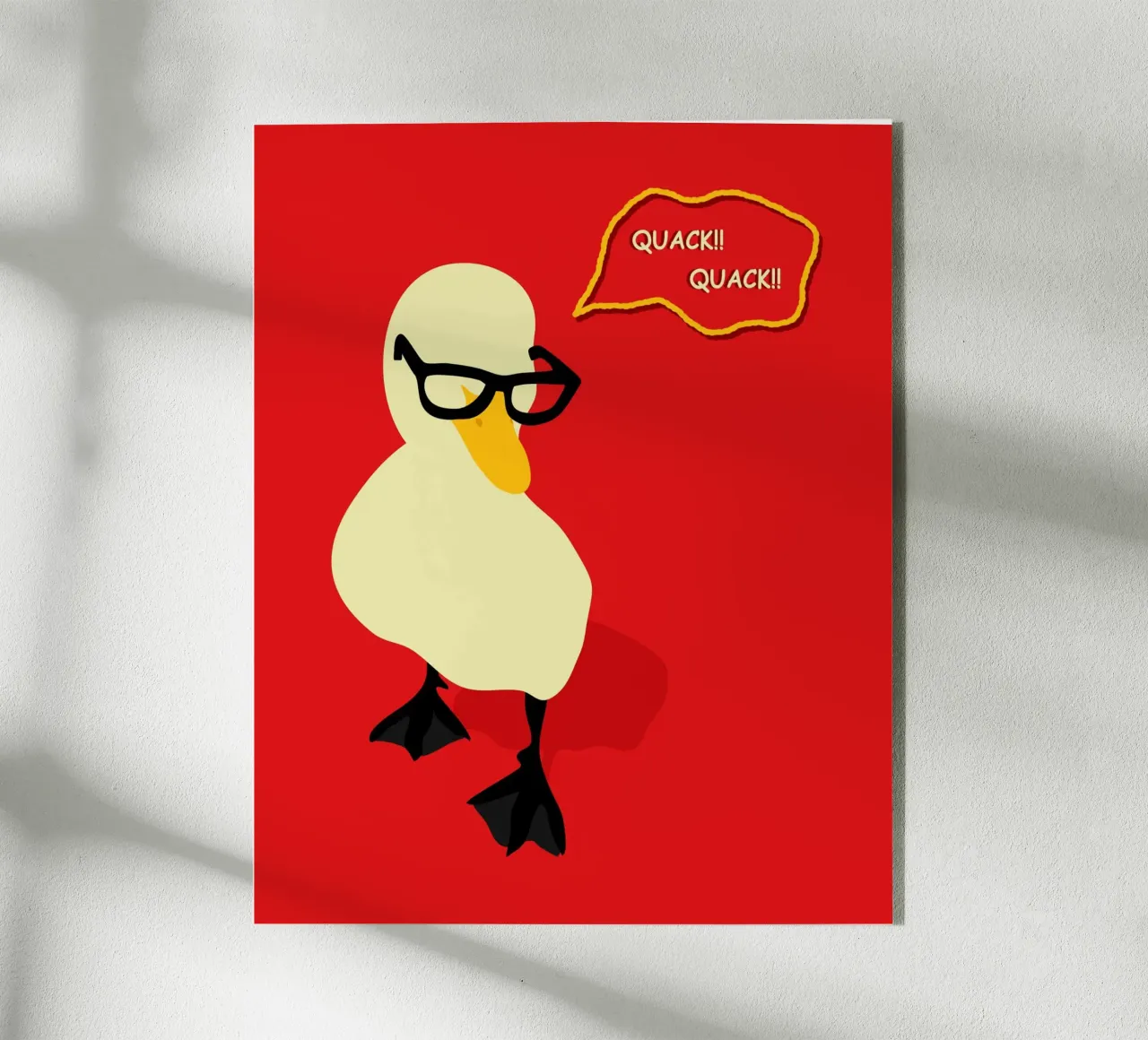 Dapper Duck acryl van Kintsugi99