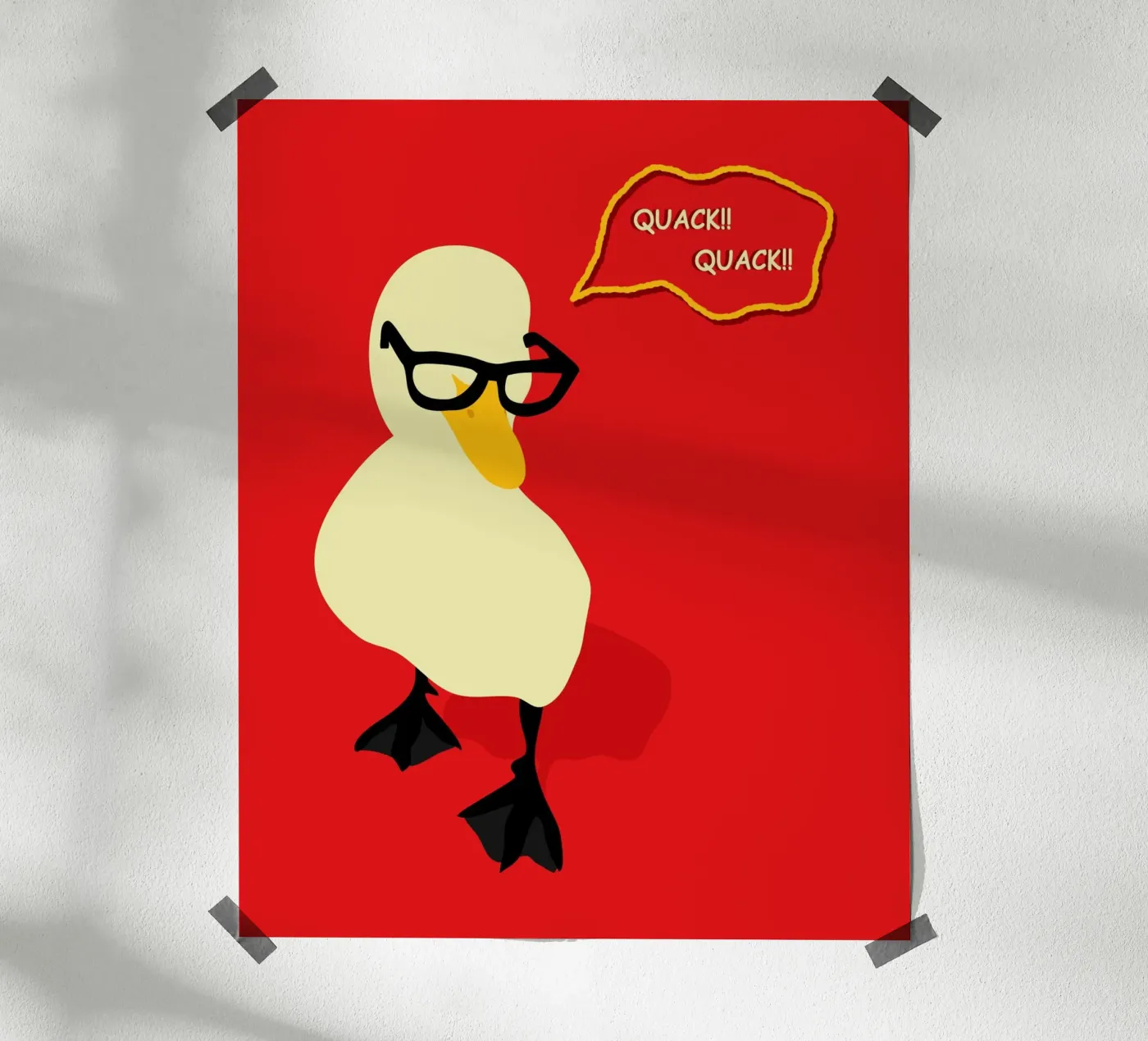 Dapper Duck Poster von Kintsugi99