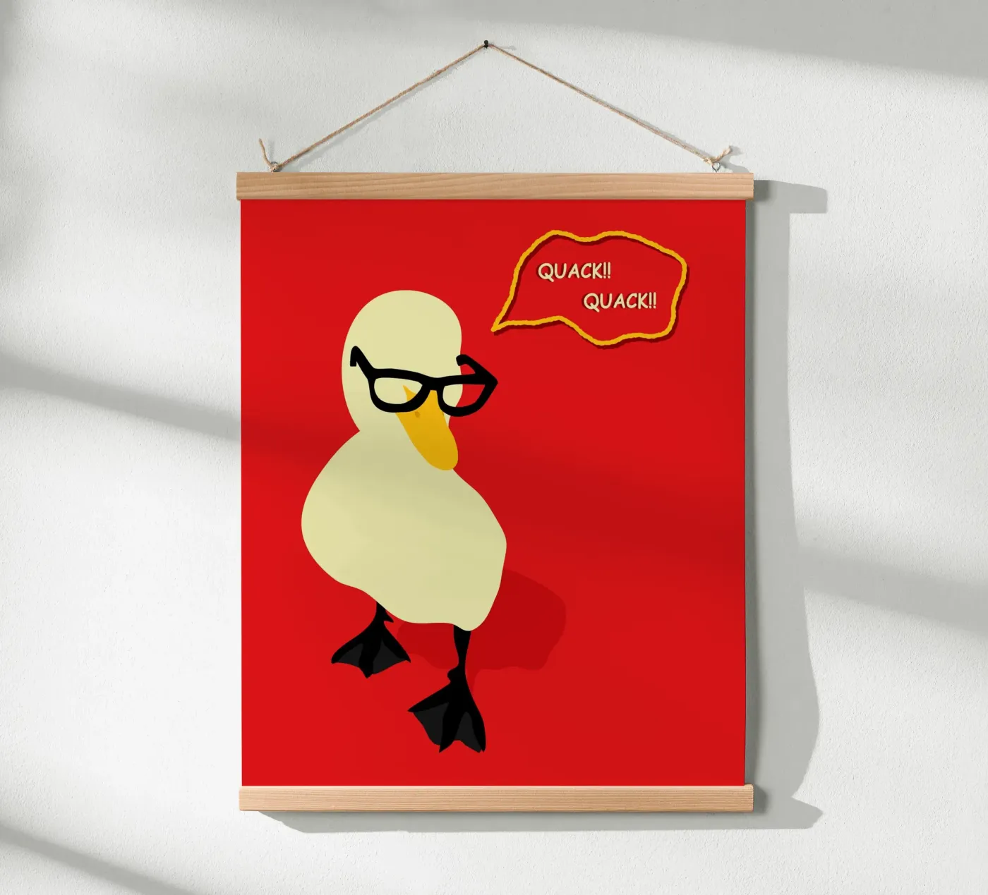 Dapper Duck Poster von Kintsugi99