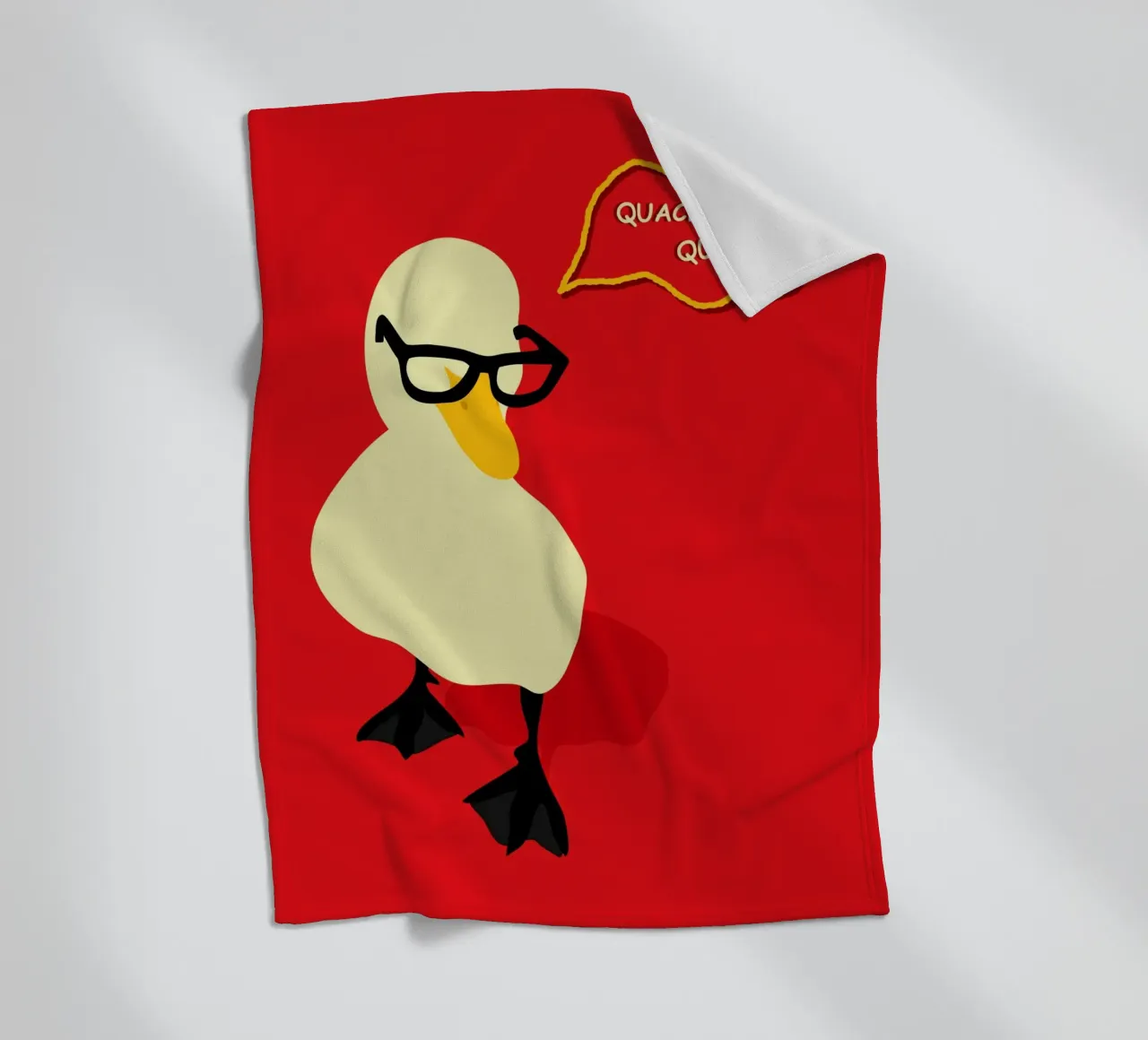 Dapper Duck Fleecedecke von Kintsugi99