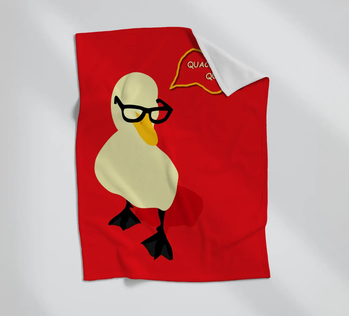 Dapper Duck fleecedeken van Kintsugi99