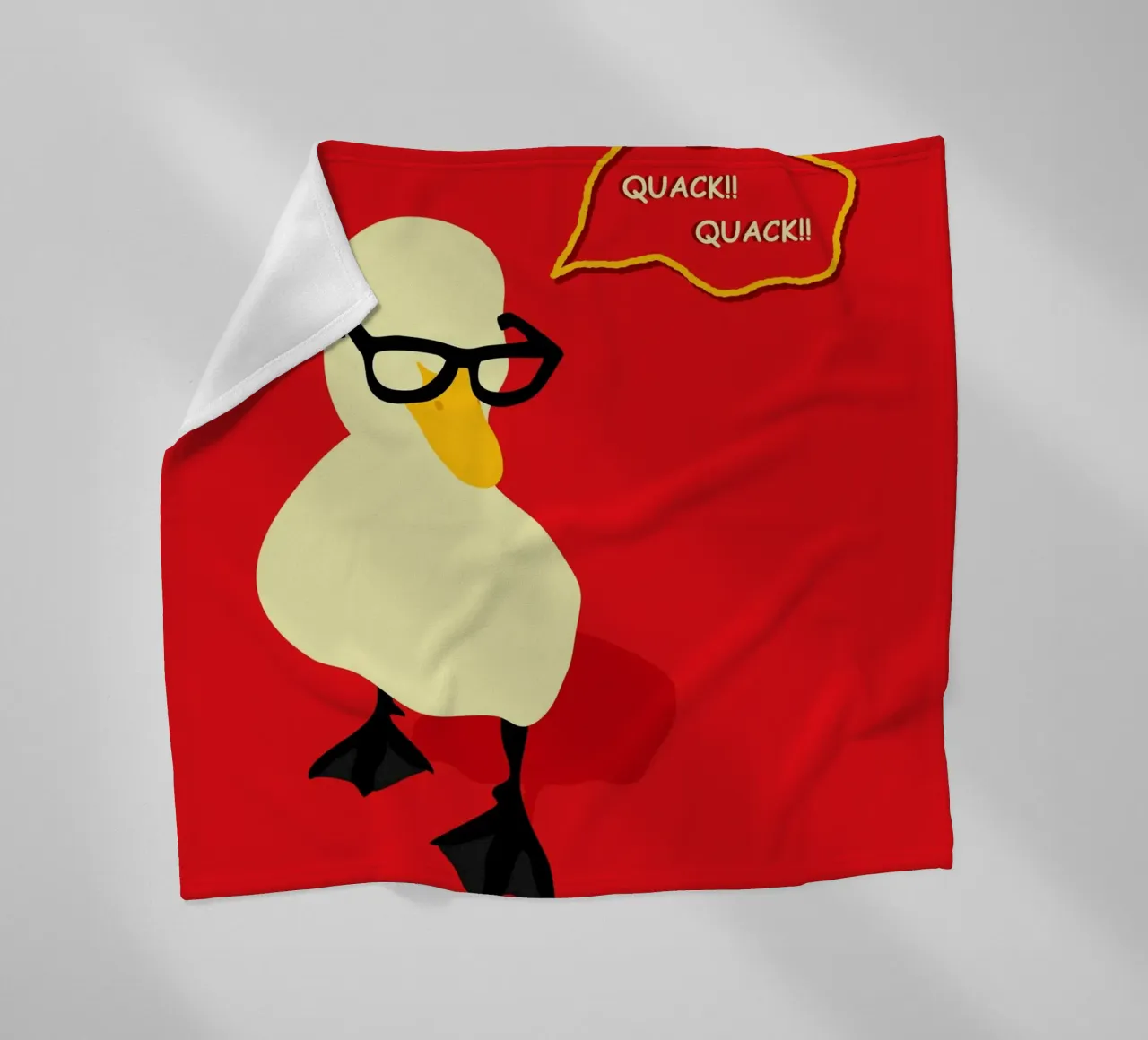 Dapper Duck Fleecedecke von Kintsugi99