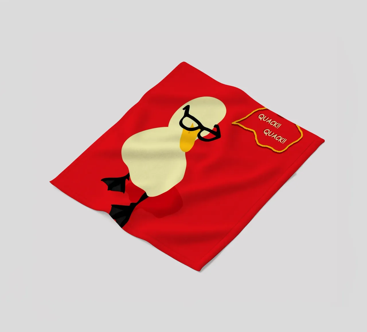 Dapper Duck Fleecedecke von Kintsugi99