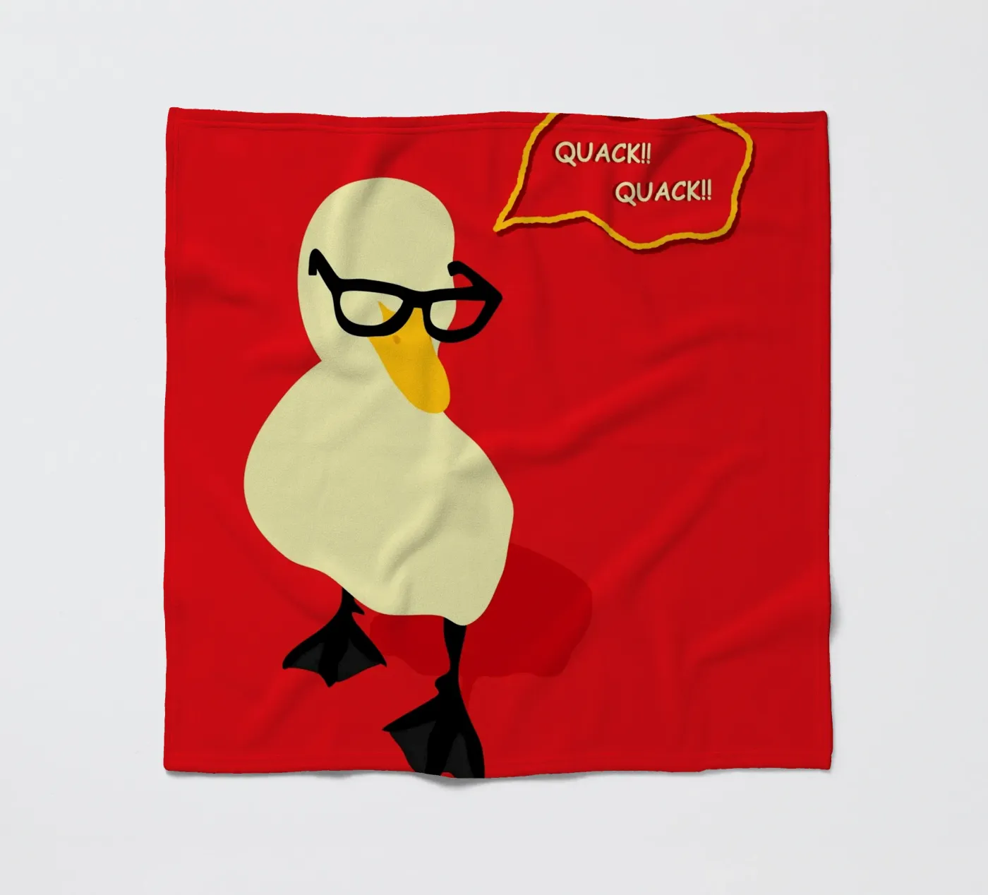Dapper Duck fleecedeken van Kintsugi99