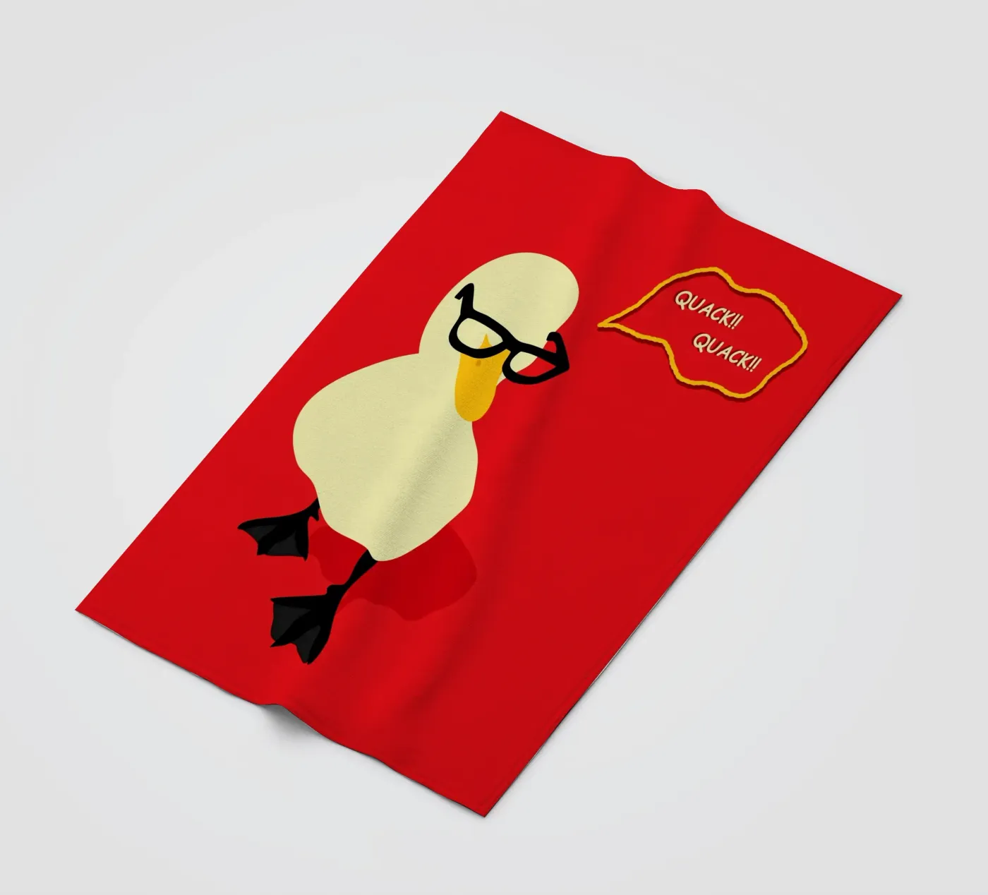Dapper Duck fleecedeken van Kintsugi99