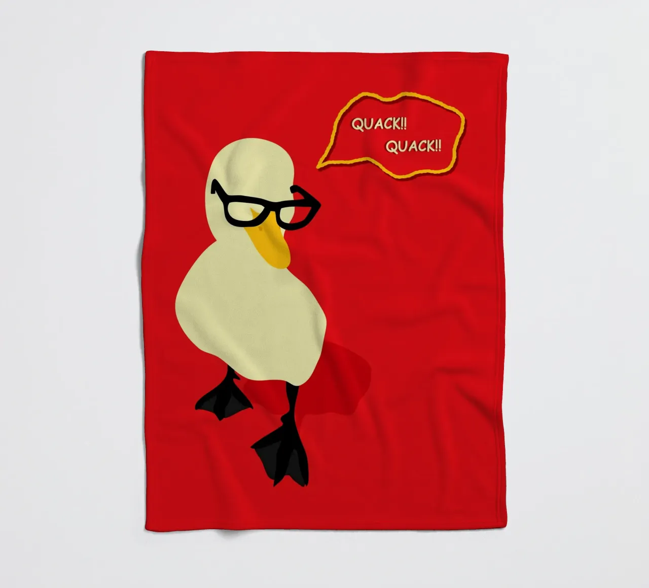 Dapper Duck Fleecedecke von Kintsugi99