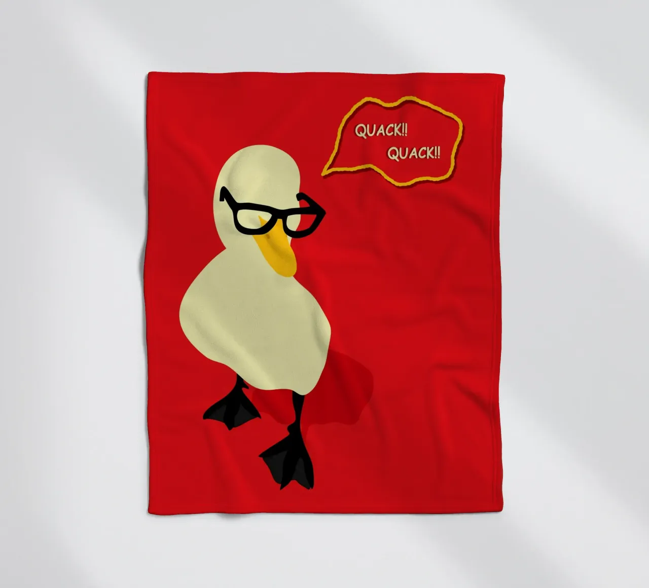 Dapper Duck Fleecedecke von Kintsugi99