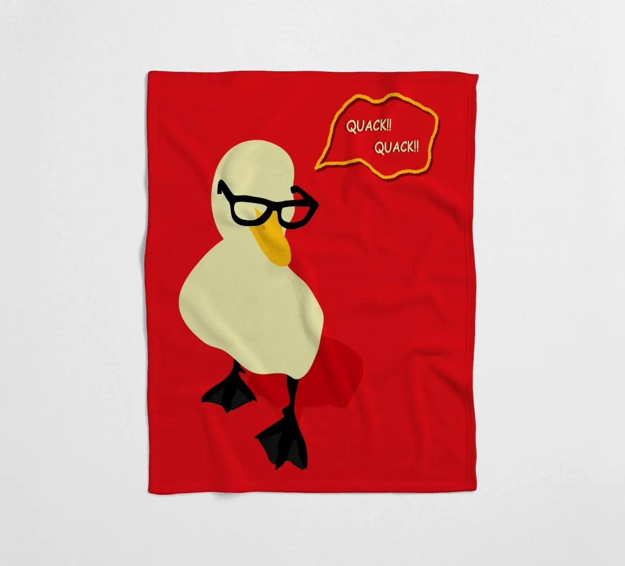Dapper Duck Fleecedecke von Kintsugi99