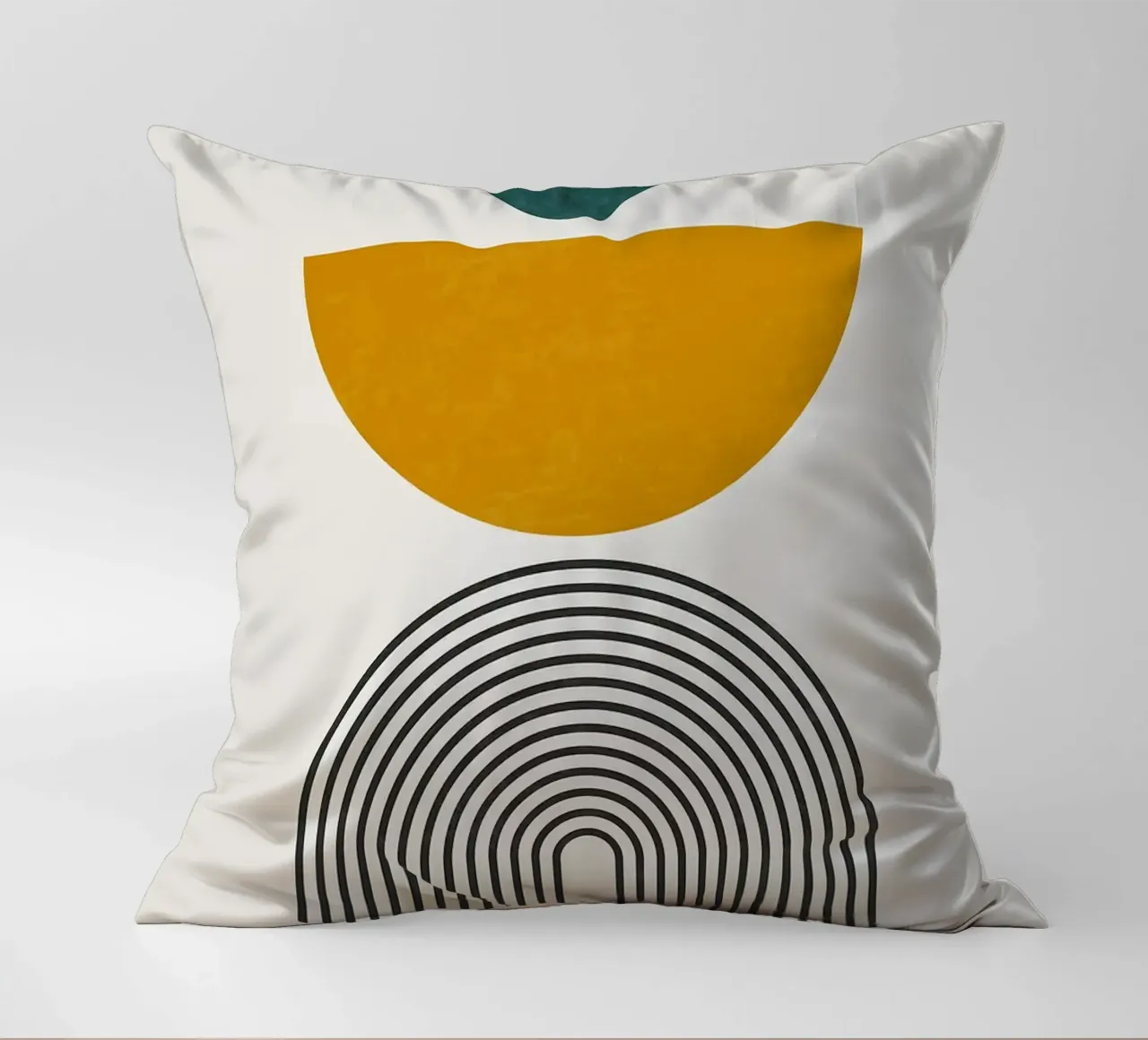 cerchio semicerchio archi linee cuscino da Purrfect Whiskers Art