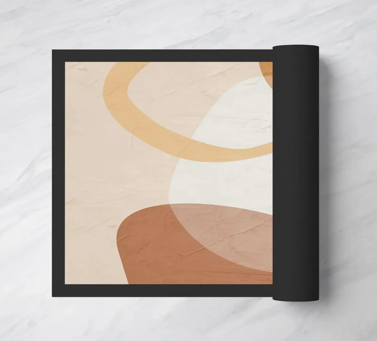 forme geometriche forme organiche zerbino da Purrfect Whiskers Art
