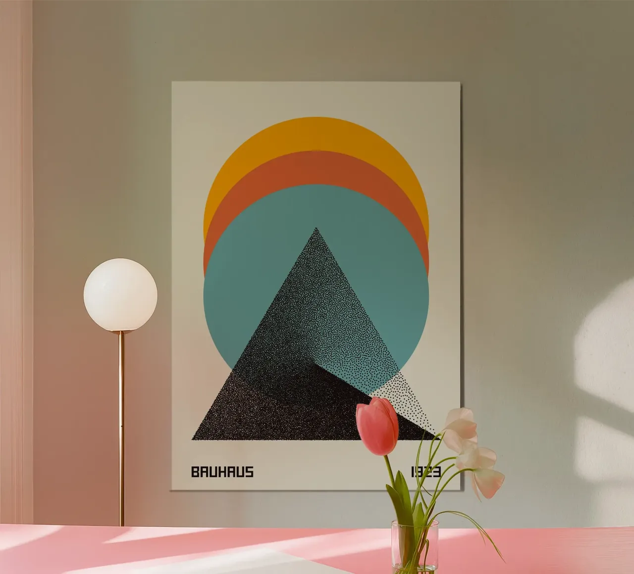 triángulo círculo formas geométricas hahnemühle de Purrfect Whiskers Art