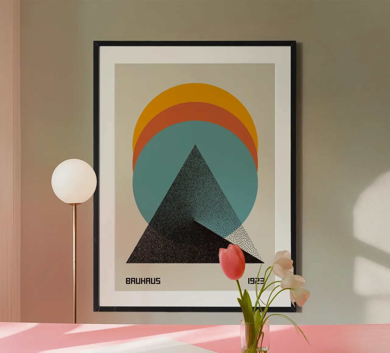 dreieck kreis geometrische formen Hahnemühle von Purrfect Whiskers Art