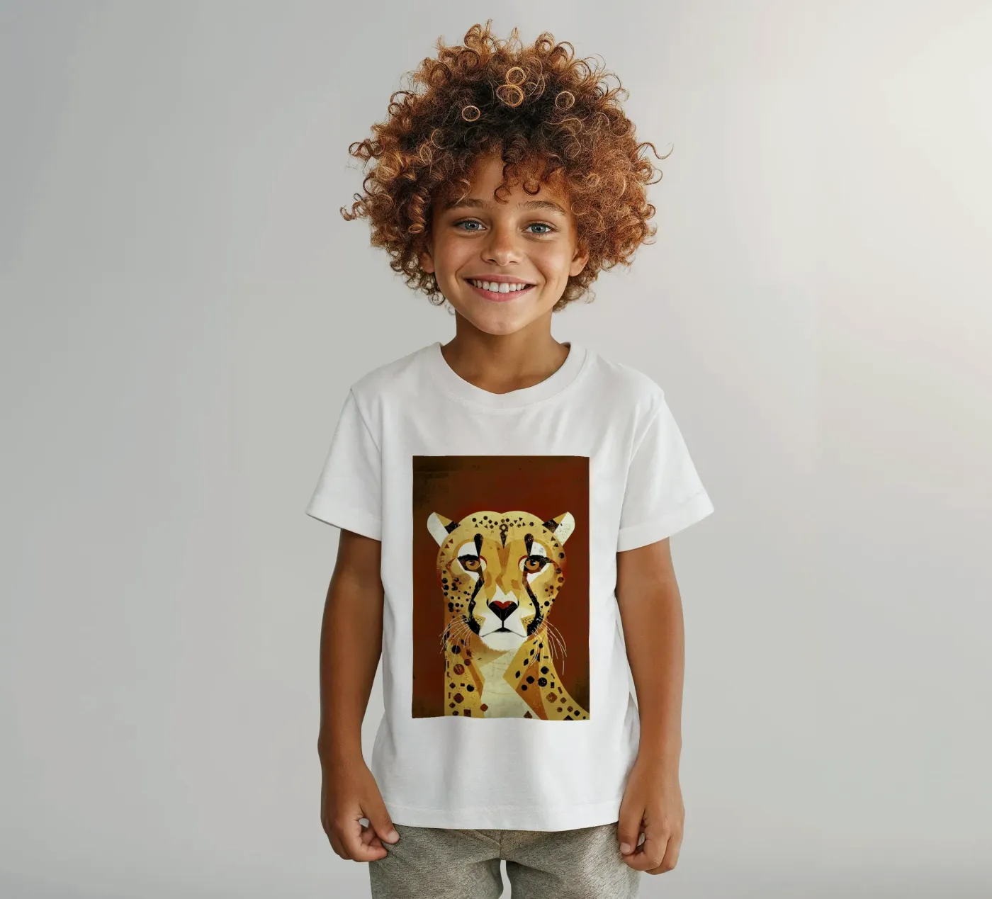 Cheetah t-shirt bambini da Dieter Braun