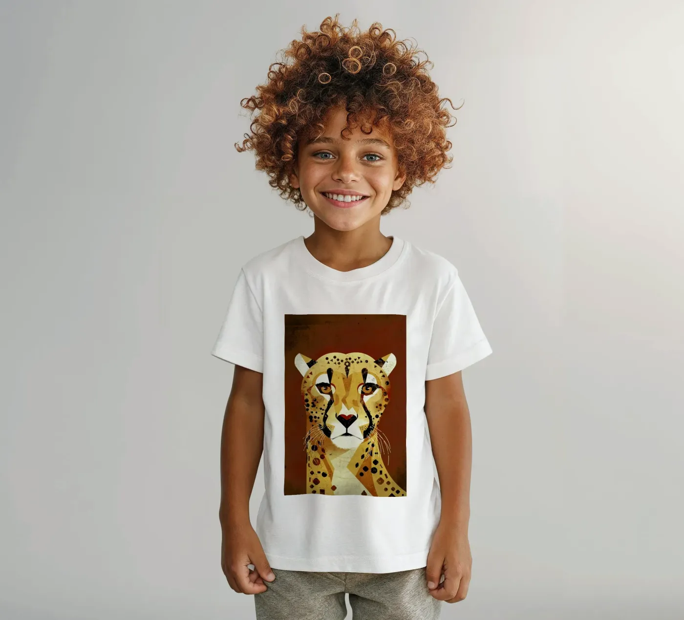 Cheetah t-shirt bambini da Dieter Braun