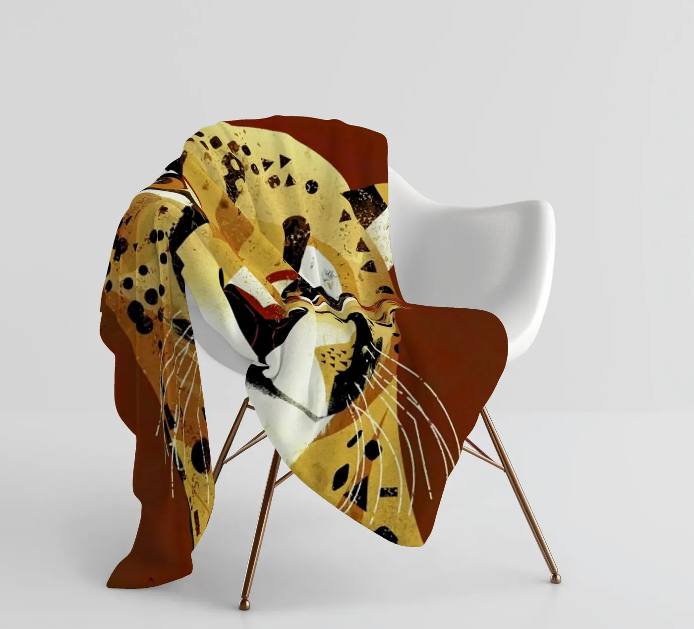 Cheetah Fleecedecke von Dieter Braun