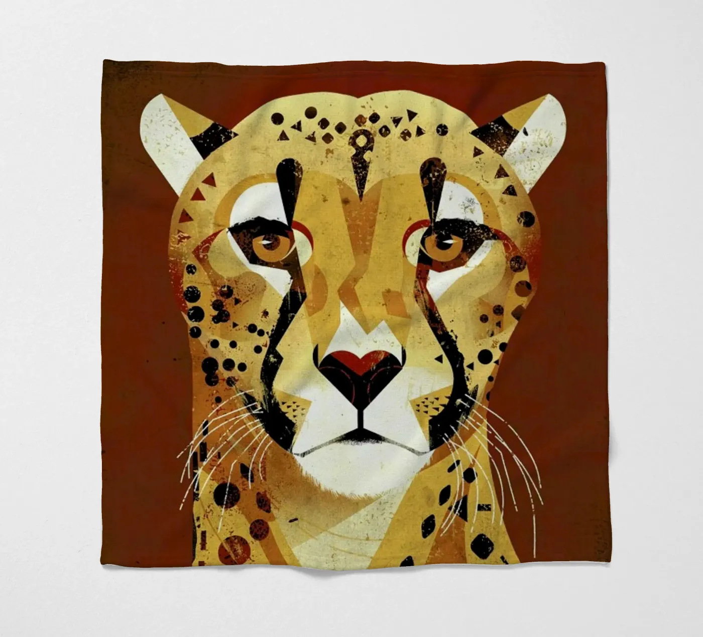 Cheetah Fleecedecke von Dieter Braun