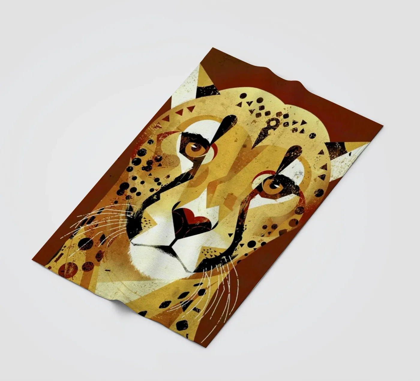 Cheetah Fleecedecke von Dieter Braun