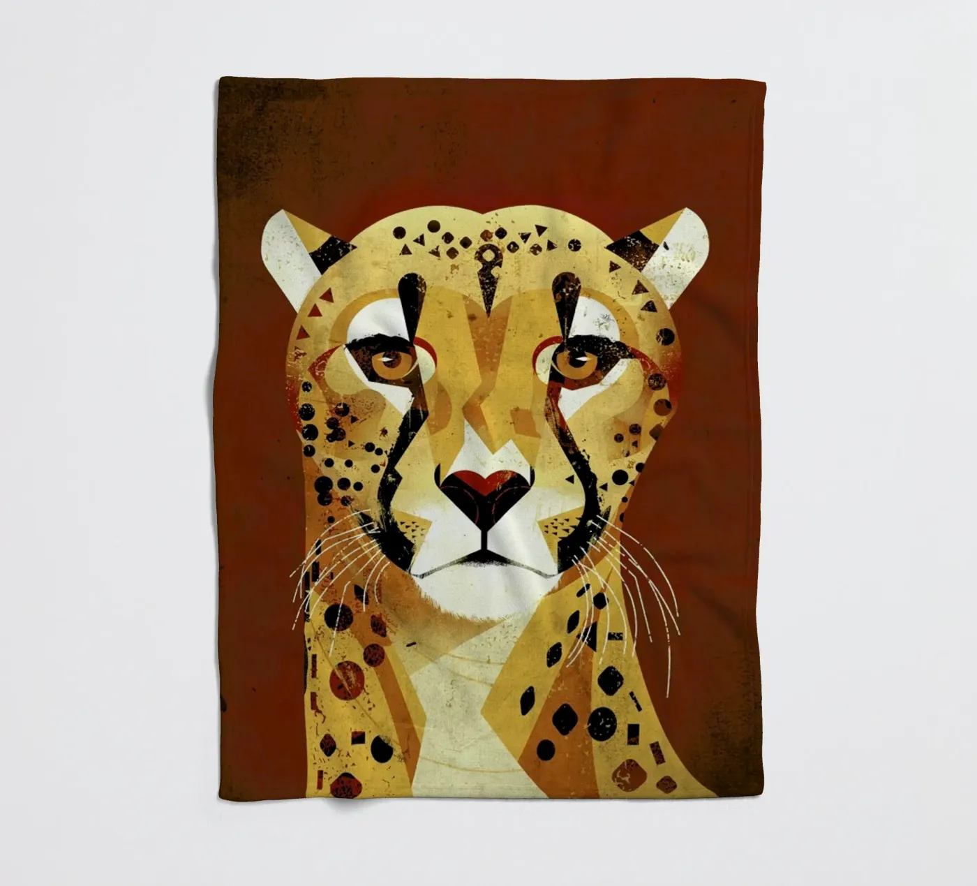 Cheetah Fleecedecke von Dieter Braun