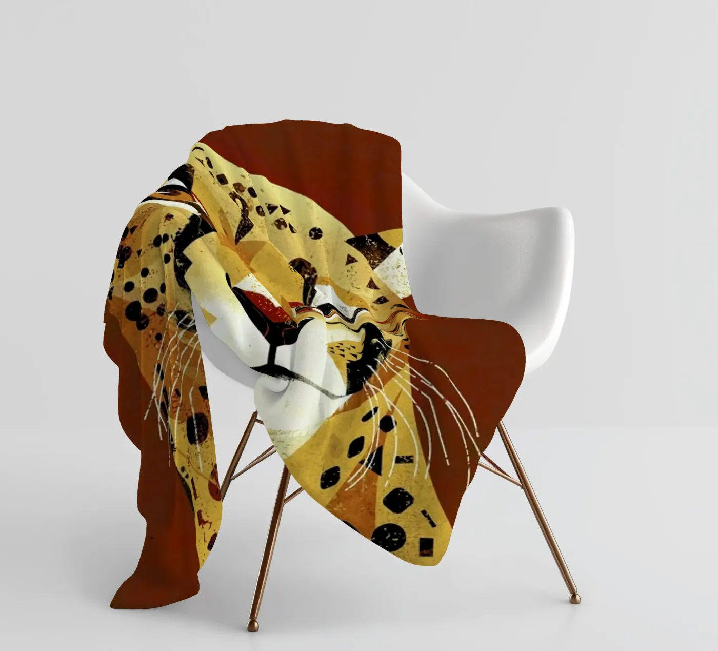 Cheetah Fleecedecke von Dieter Braun