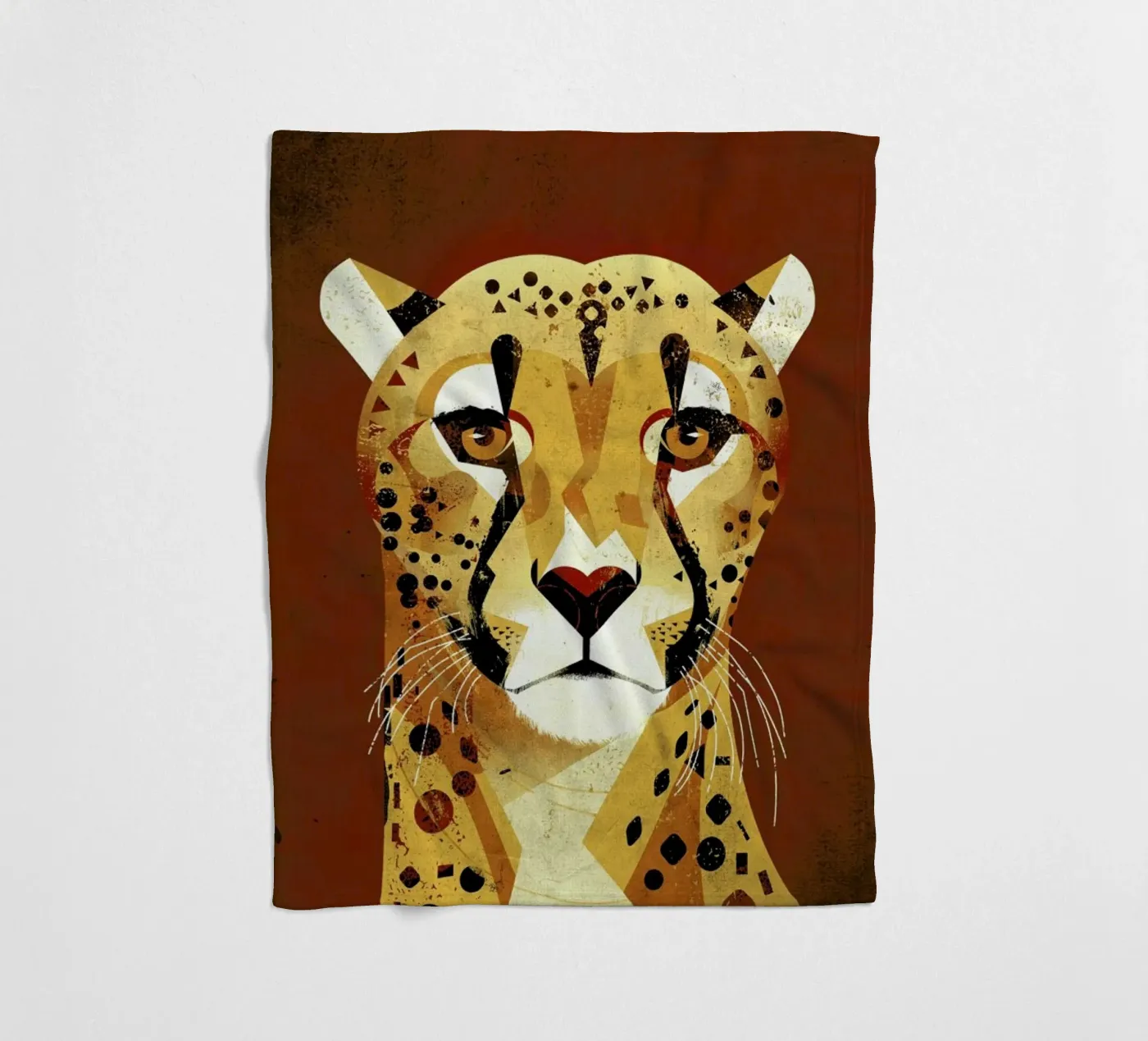 Cheetah Fleecedecke von Dieter Braun