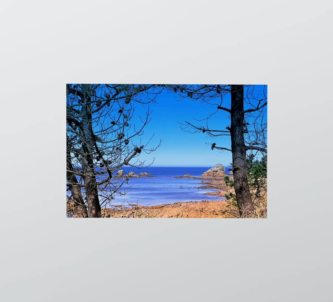 FAA303 SHORELINE AT LOW TIDE. sticker by Thierry vobmann photography