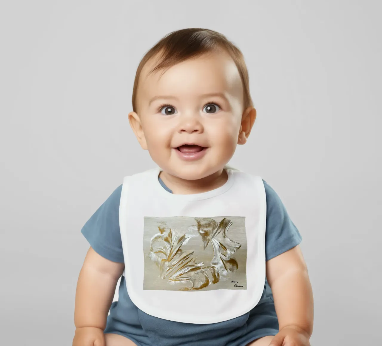 MESSAGE FROM THE HEART 22 bavaglino da Thierry Vobmann Abstract painting