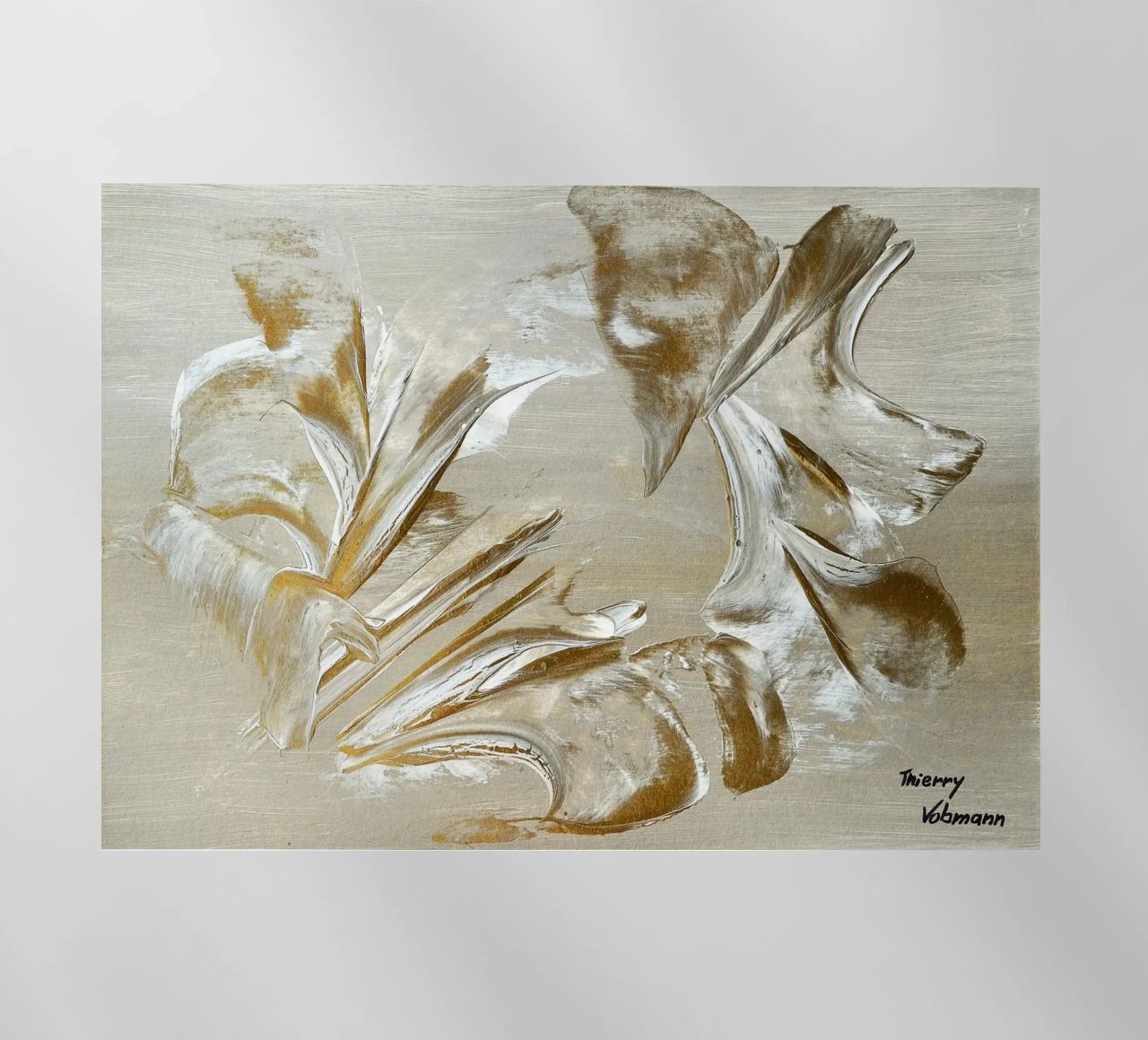 MESSAGE FROM THE HEART 22 pellicola backlit da Thierry Vobmann Abstract painting