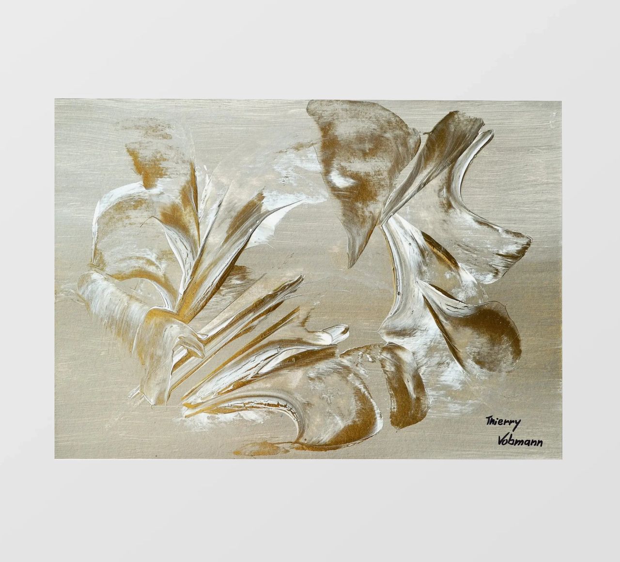 MESSAGE FROM THE HEART 22 pellicola backlit da Thierry Vobmann Abstract painting
