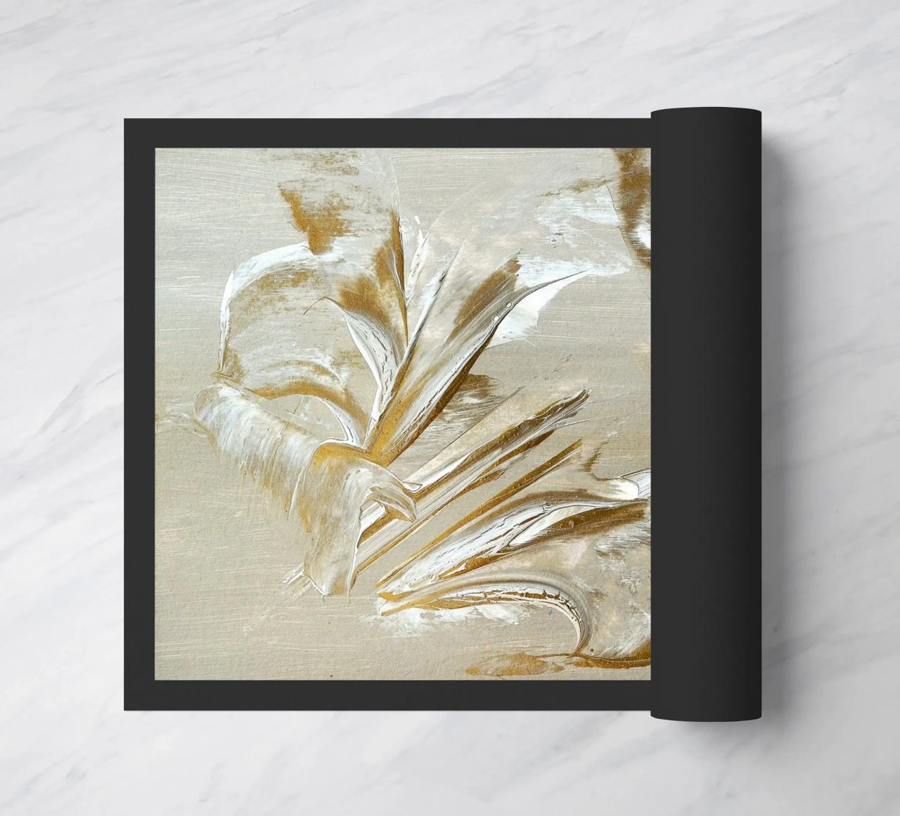 MESSAGE FROM THE HEART 22 zerbino da Thierry Vobmann Abstract painting