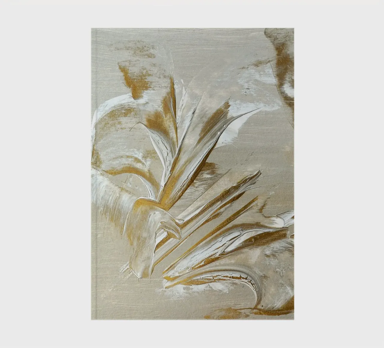 MESSAGE FROM THE HEART 22 Notizbuch von Thierry Vobmann Abstract painting