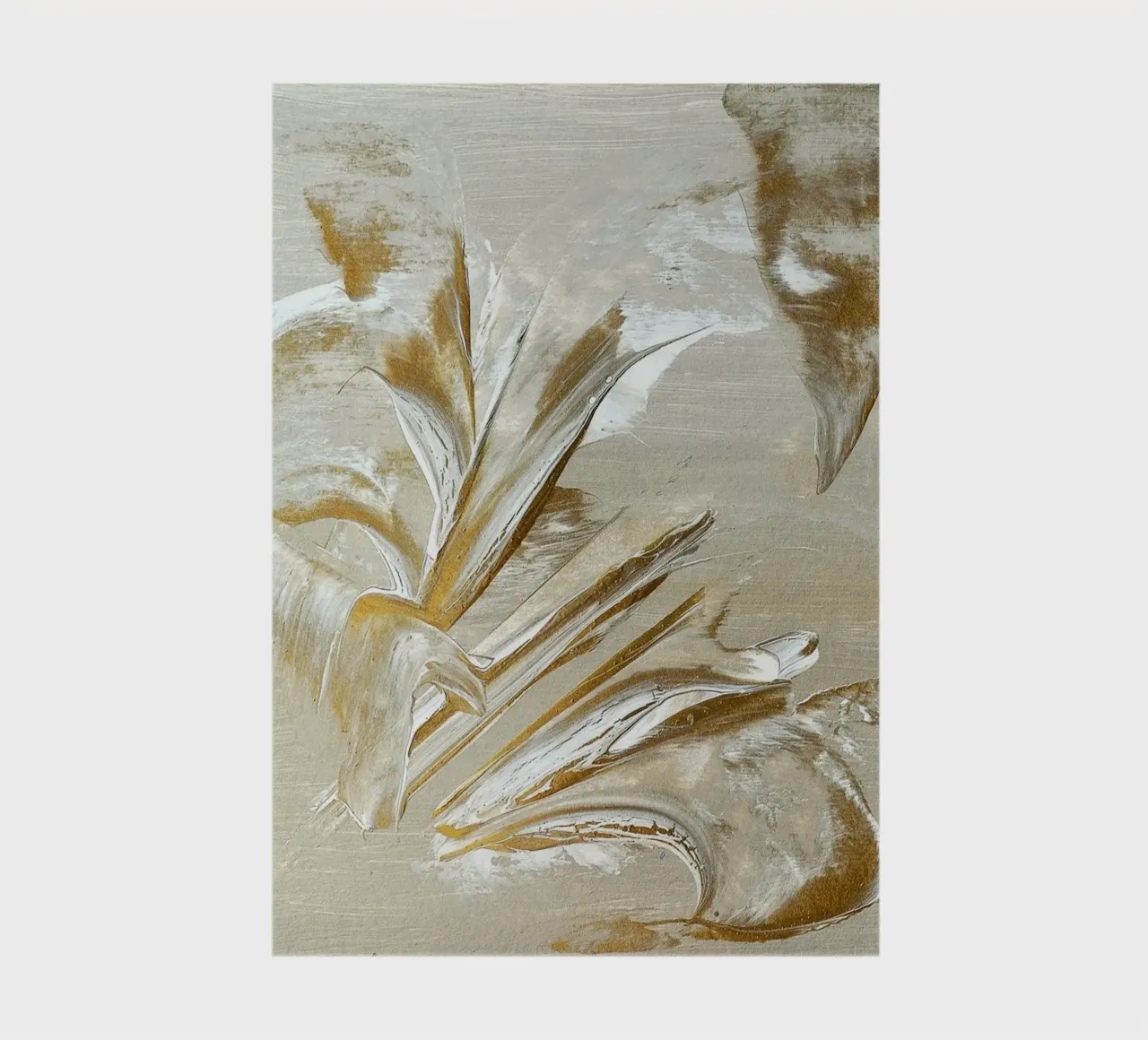 MESSAGE FROM THE HEART 22 Notizbuch von Thierry Vobmann Abstract painting