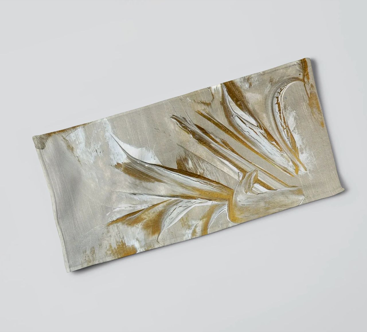 MESSAGE FROM THE HEART 22 asciugamano da bagno da Thierry Vobmann Abstract painting