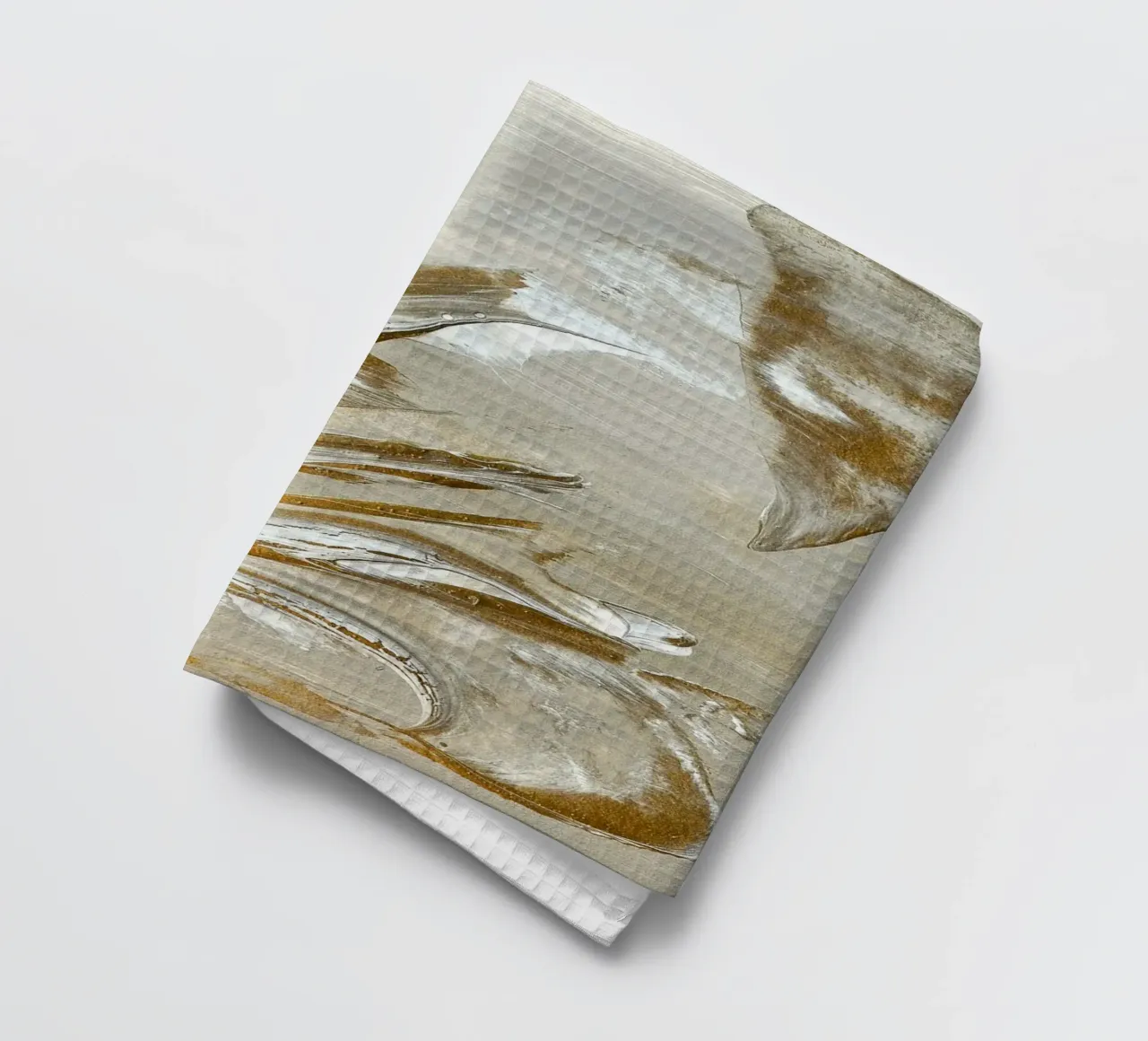 MESSAGE FROM THE HEART 22 torchon de Thierry Vobmann Abstract painting