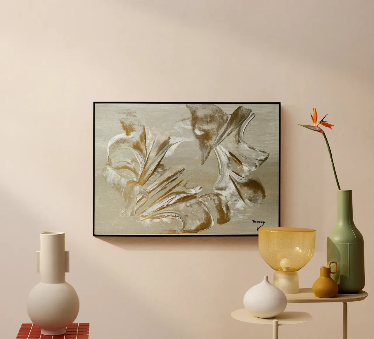 MESSAGE FROM THE HEART 22 plexiglass da Thierry Vobmann Abstract painting