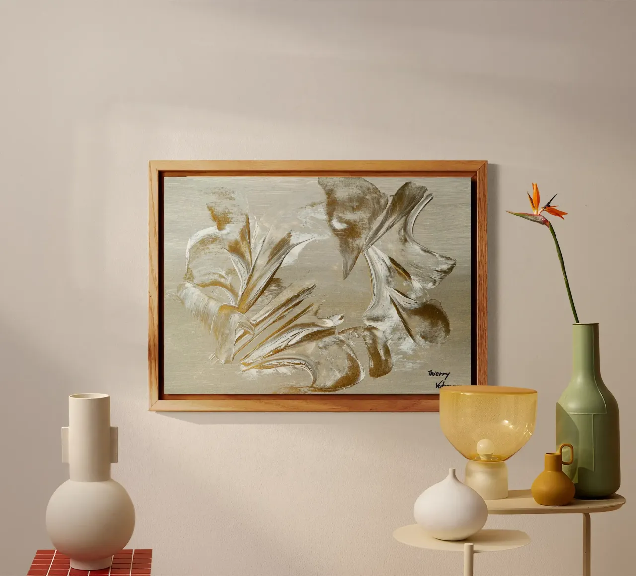 MESSAGE FROM THE HEART 22 alluminio dibond da Thierry Vobmann Abstract painting