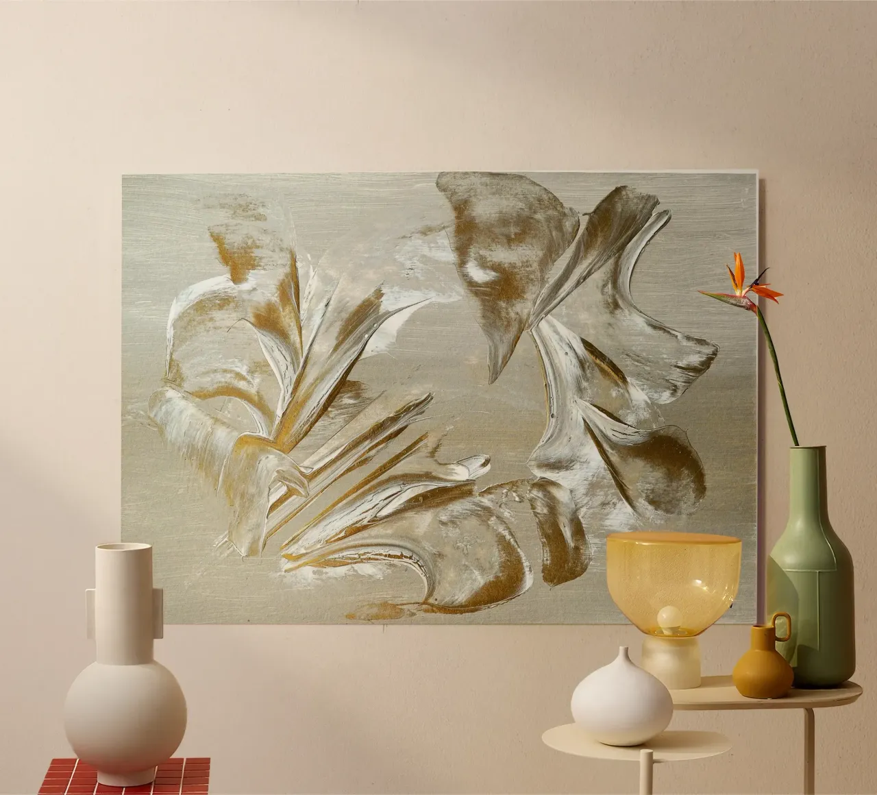 MESSAGE FROM THE HEART 22 alluminio dibond da Thierry Vobmann Abstract painting