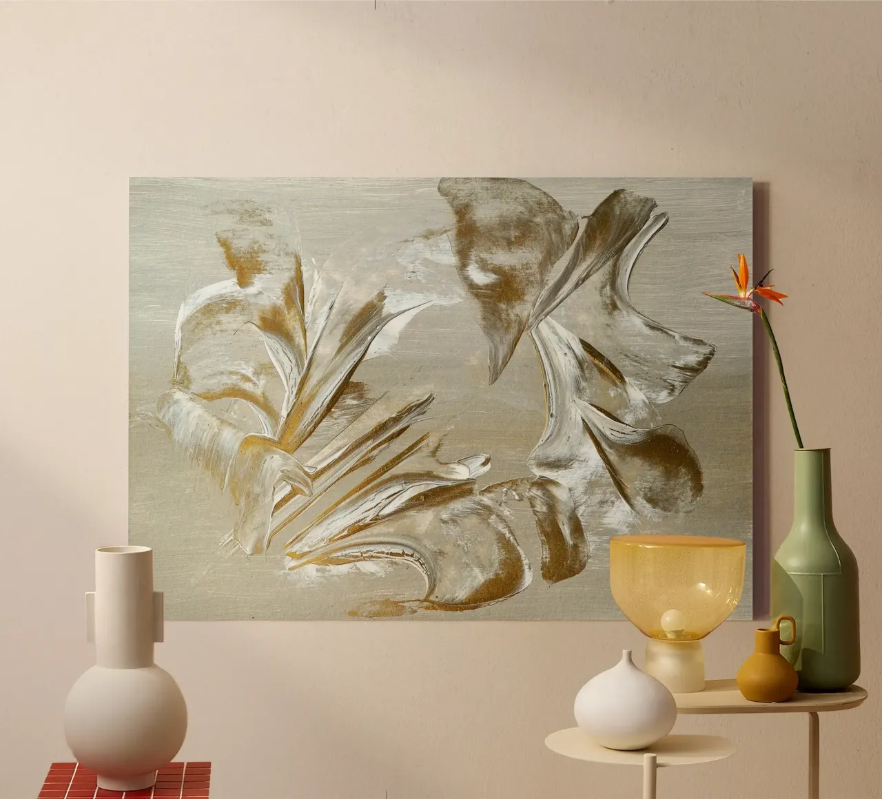 MESSAGE FROM THE HEART 22 tela da Thierry Vobmann Abstract painting