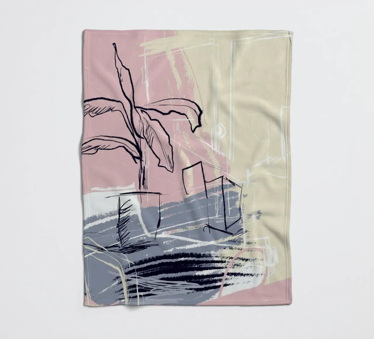 Indoor Studies I coperta in pile da Jilli Darling Art