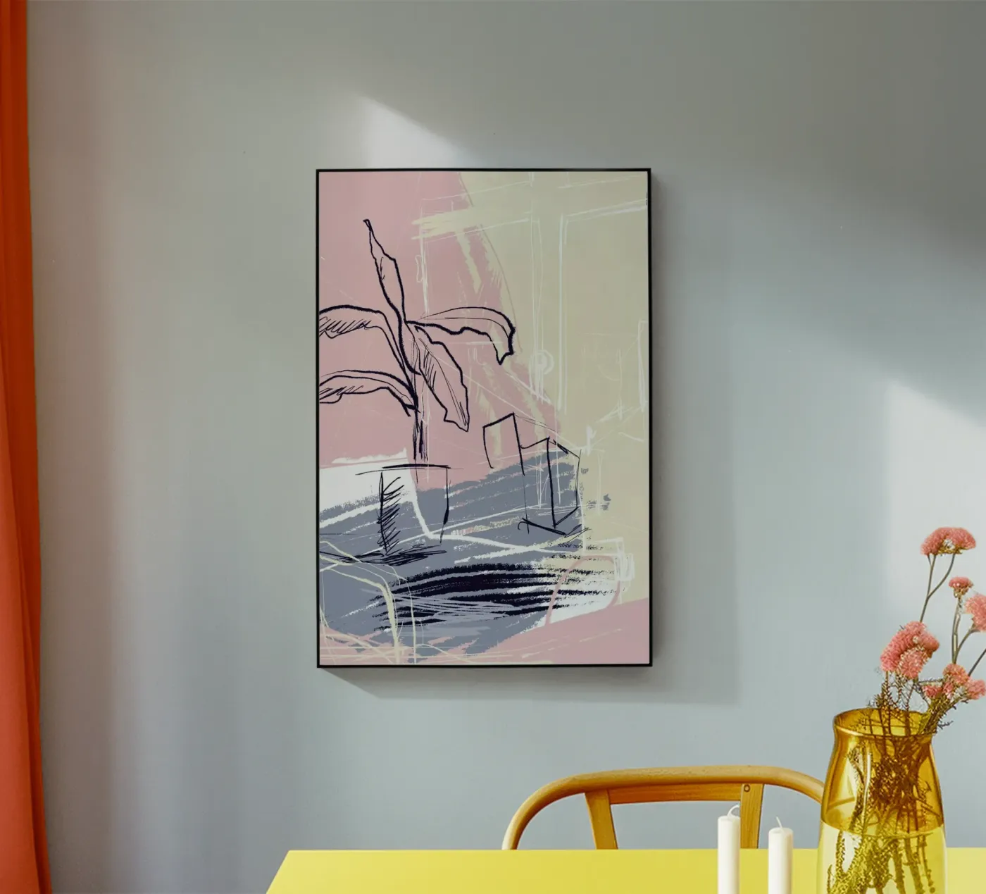 Indoor Studies I acryl van Jilli Darling Art