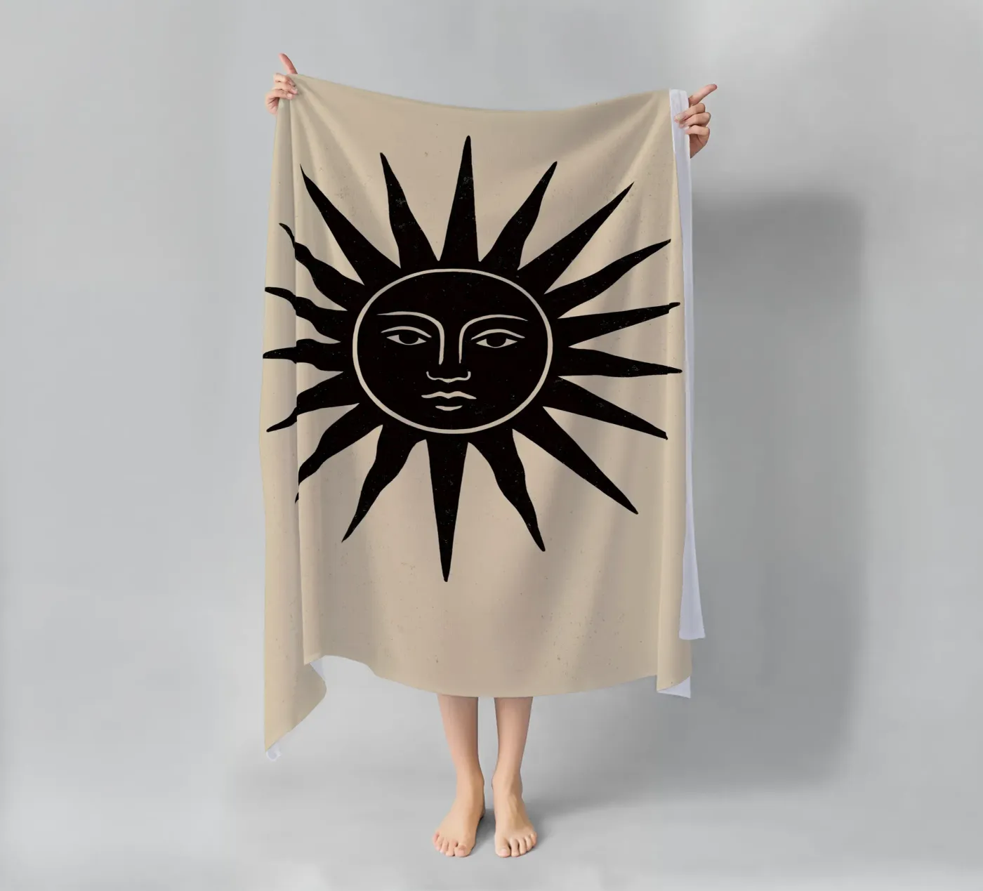 Shadow Sun Strandtuch von treechild