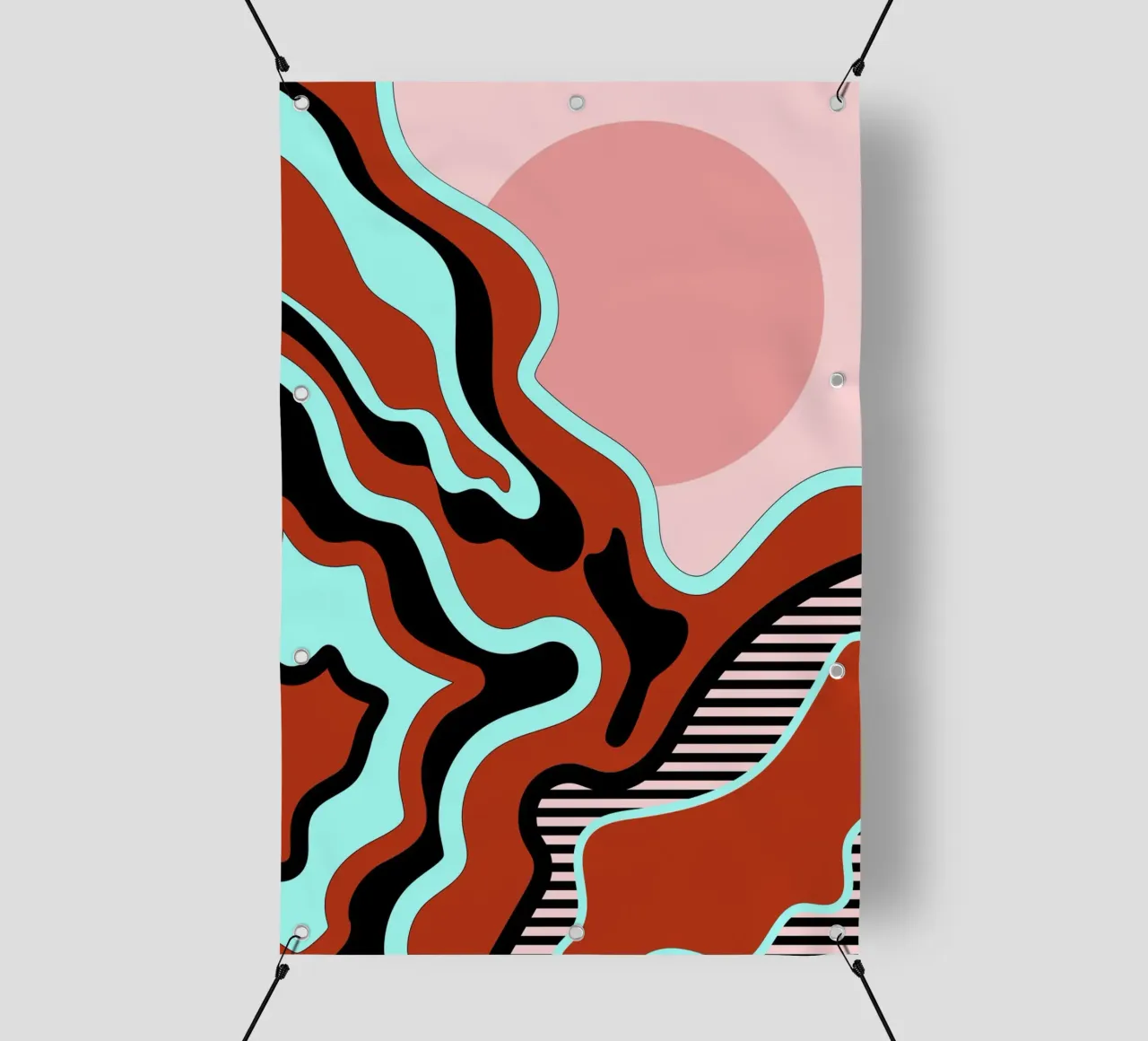 Beautiful Journey Rust Turquoise pvc cover by SilverPegasus