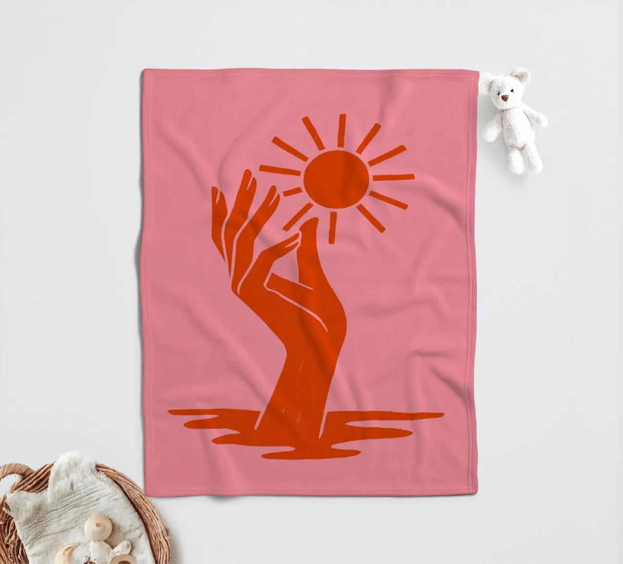 Touch The Sun No 02 coperta in pile da treechild