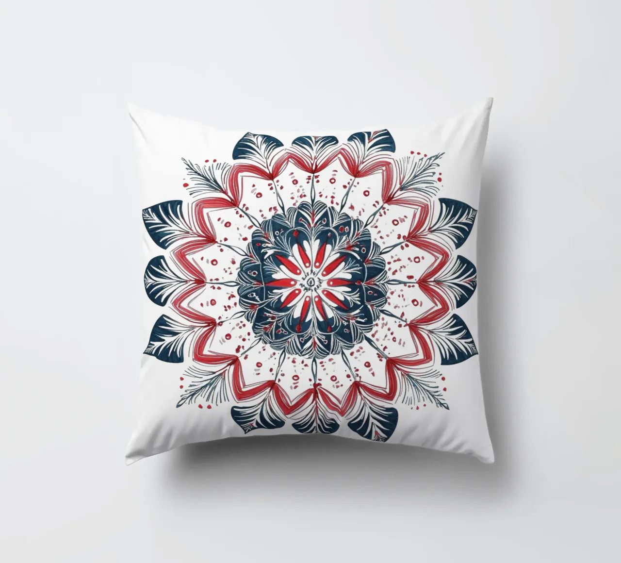 Mandala di Natale cuscino da Spiritual Touch