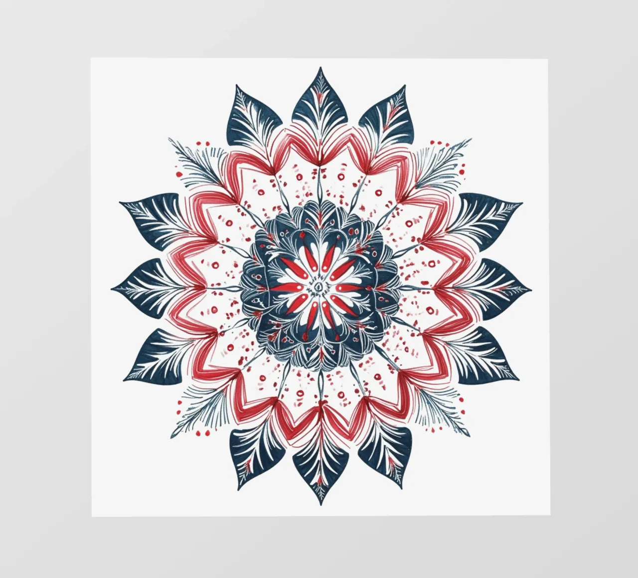 Mandala di Natale telo in pvc da Spiritual Touch
