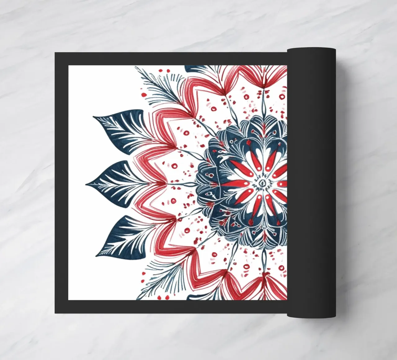 Mandala di Natale zerbino da Spiritual Touch