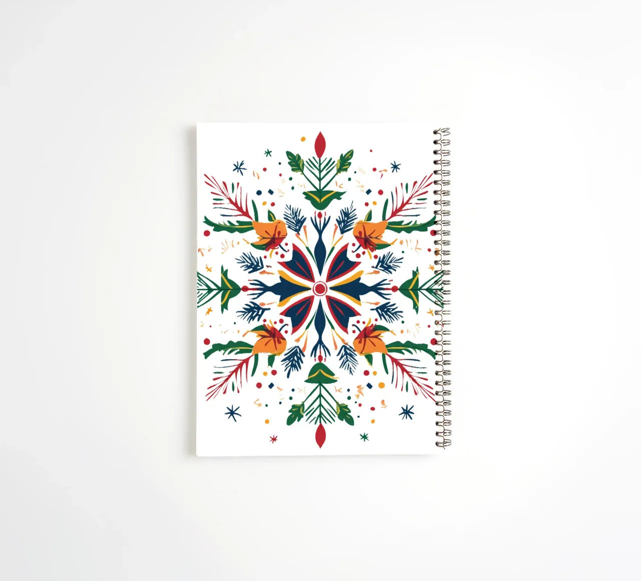 Christmas Mandala spiral notebook by Spiritual Touch