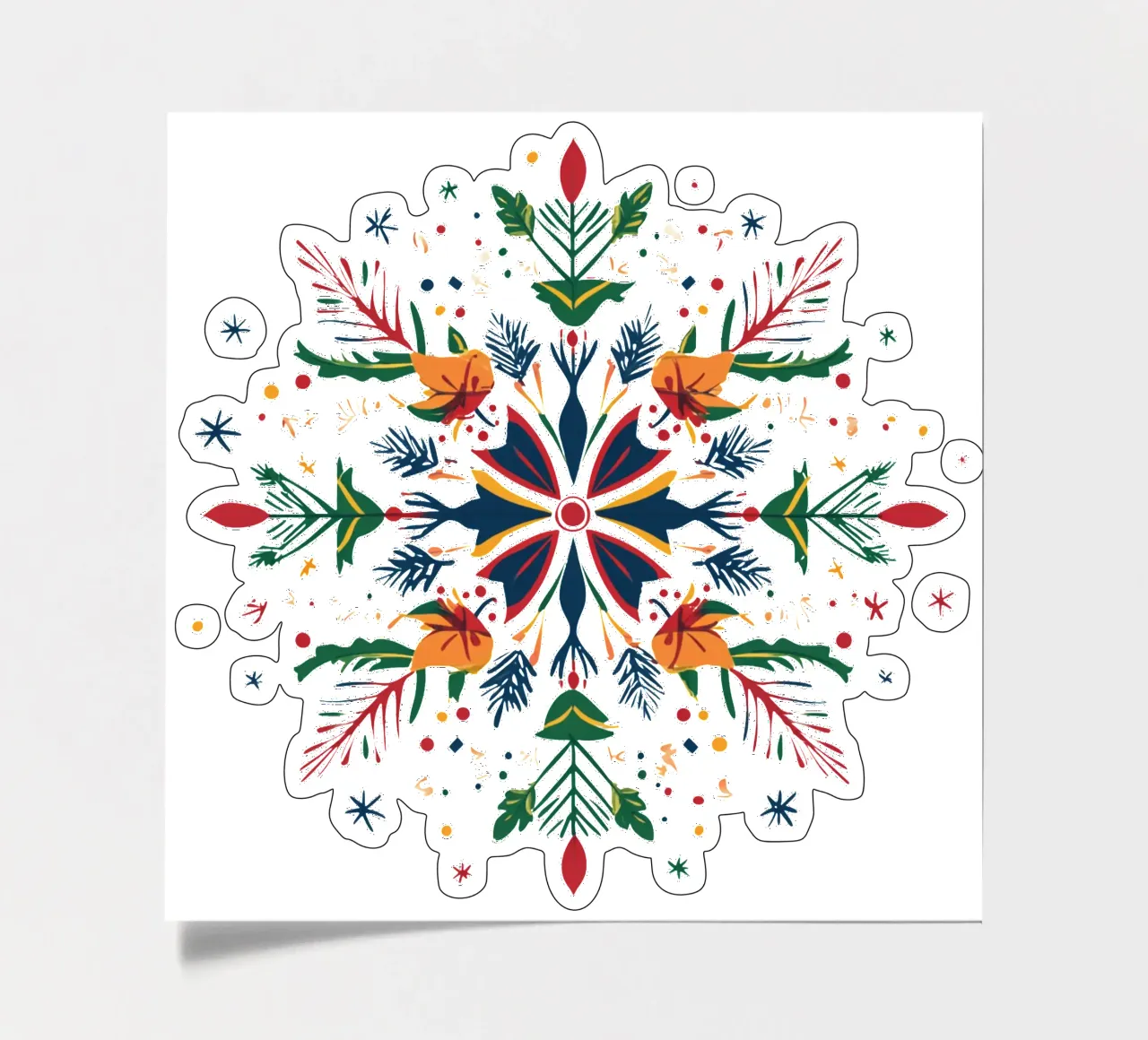 Christmas Mandala sticker sheet by Spiritual Touch