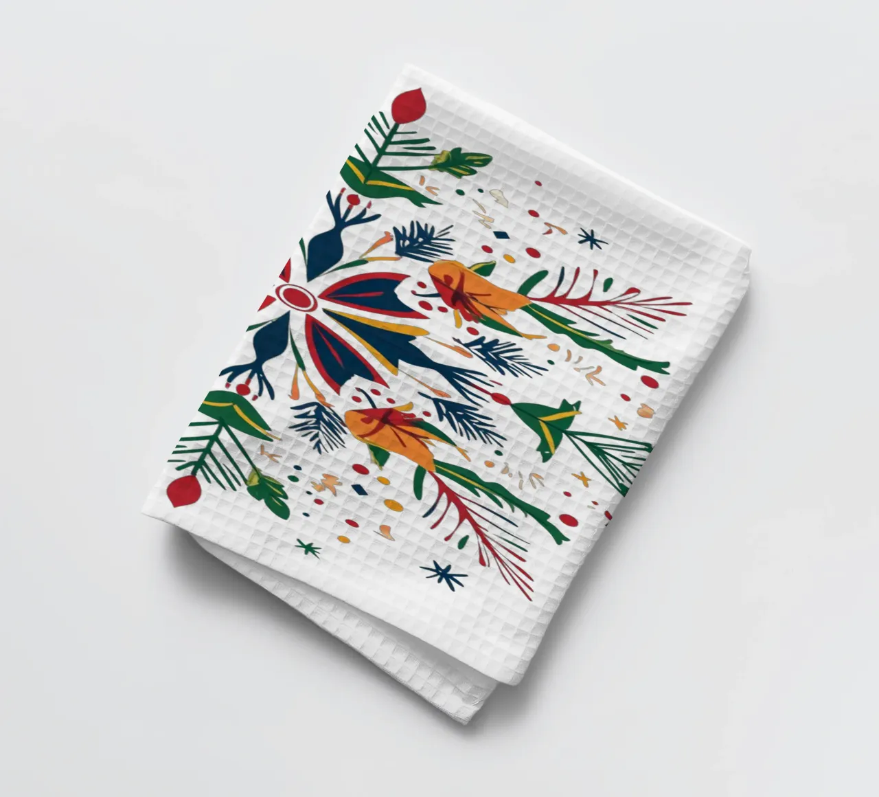 Christmas Mandala tea towel by Spiritual Touch