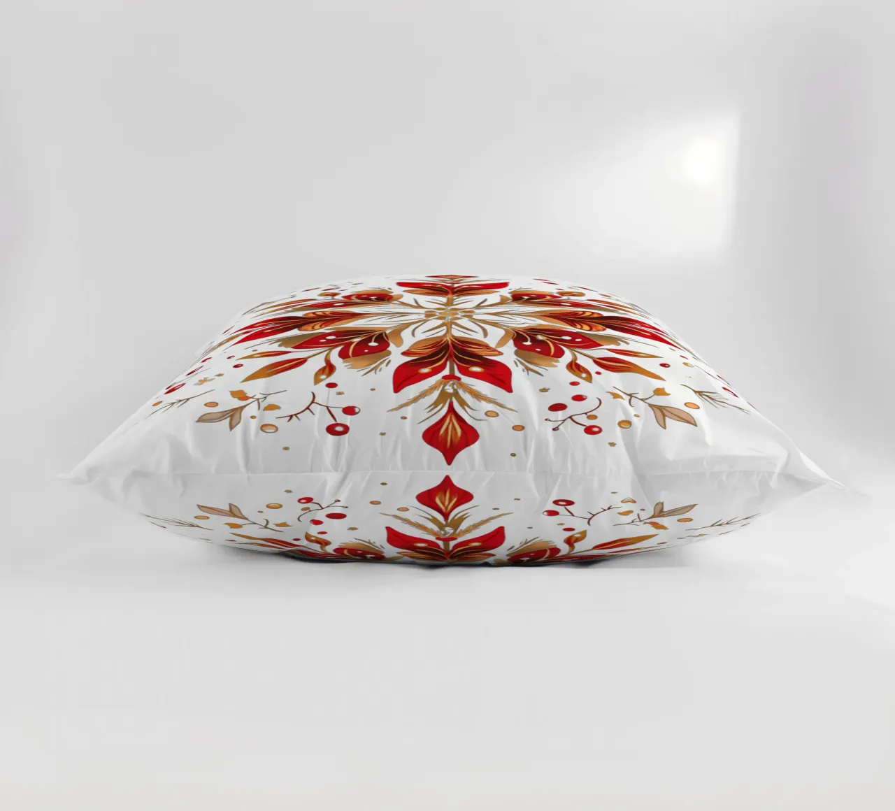 Christmas Mandala decorative cushion by Spiritual Touch